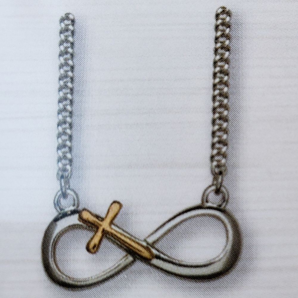 Sterling silver Gods Infinite love pendant